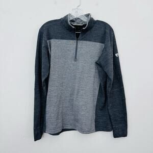 Kuhl Gray Two Toned 1/4 Zip Pullover Jacket Men’s Size M